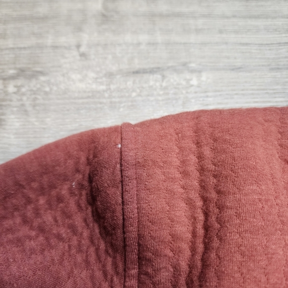 KLEEN Burnt Orange Soft Cotton Blend Button Down Coat Jacket Medium - Picture 13 of 14